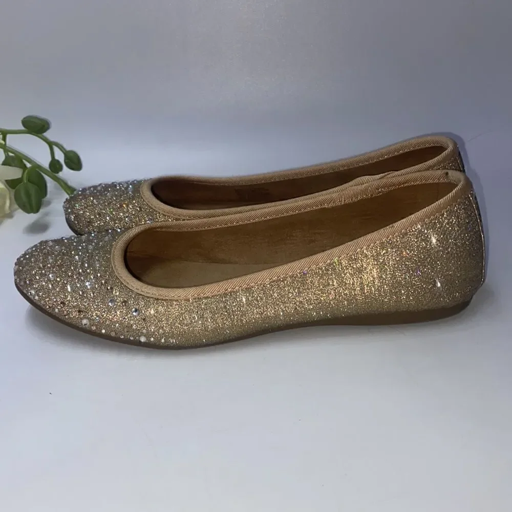 Style & Co Rhinestone Flats 6